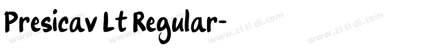 Presicav Lt Regular字体转换